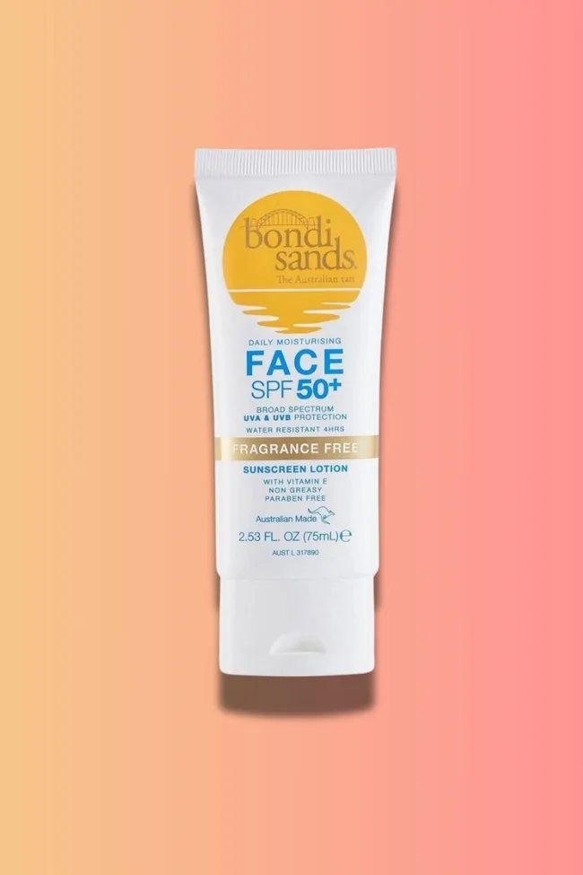 Bondi Sands, SPF 50+ Fragrance-Free Face Sunscreen Lotion