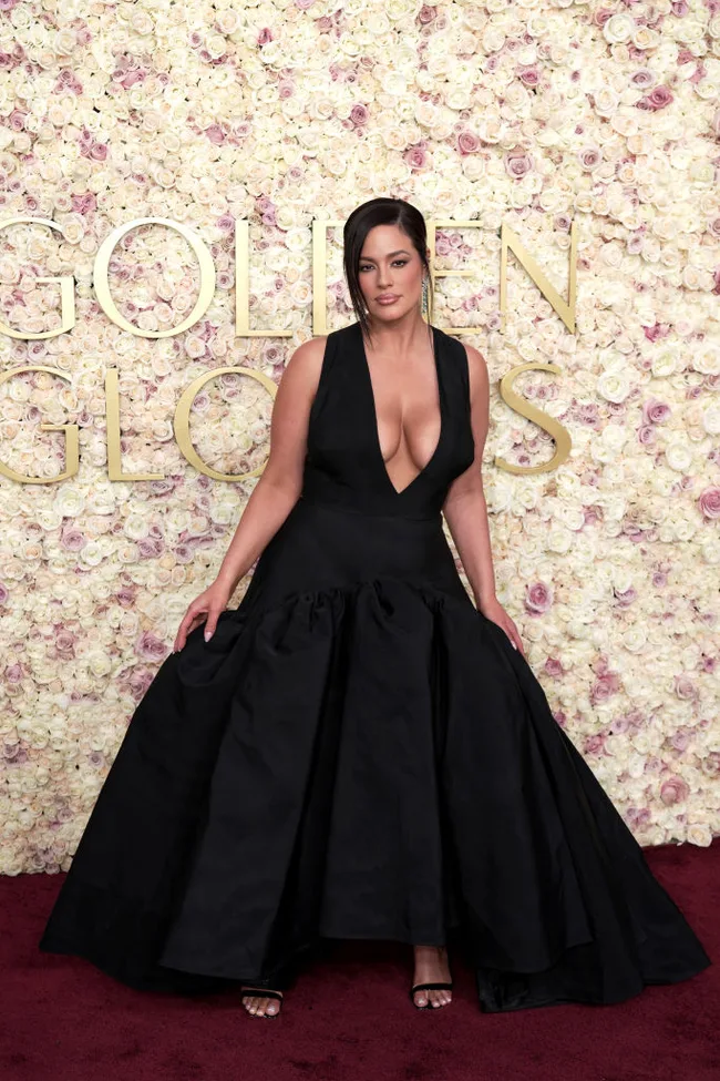 Ashley Graham attends the 82nd Annual Golden Globe Awards