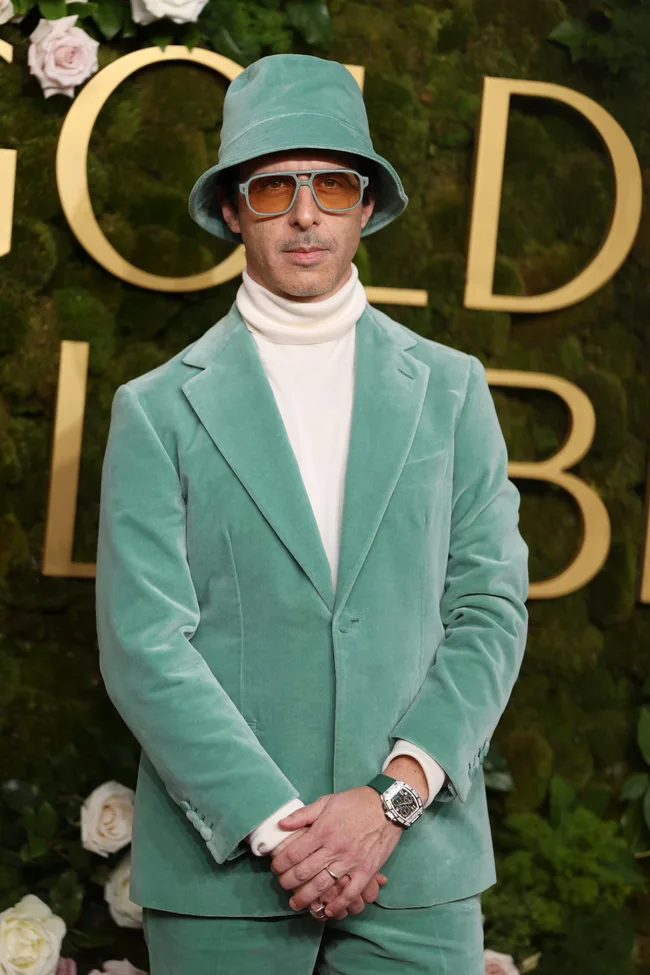 Jeremy Strong attends the 82nd Annual Golden Globe Awards at The Beverly Hilton on January 05, 2025 in Beverly Hills, California.