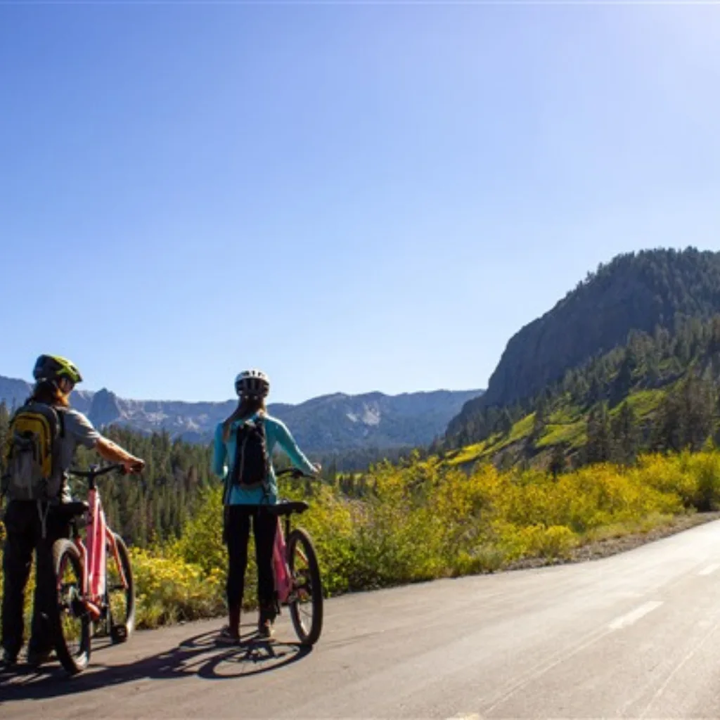 Bike loop Mammoth Lakes