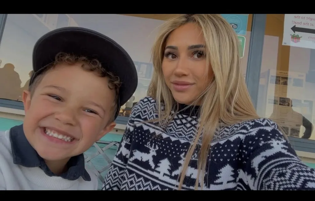 Awhina and son