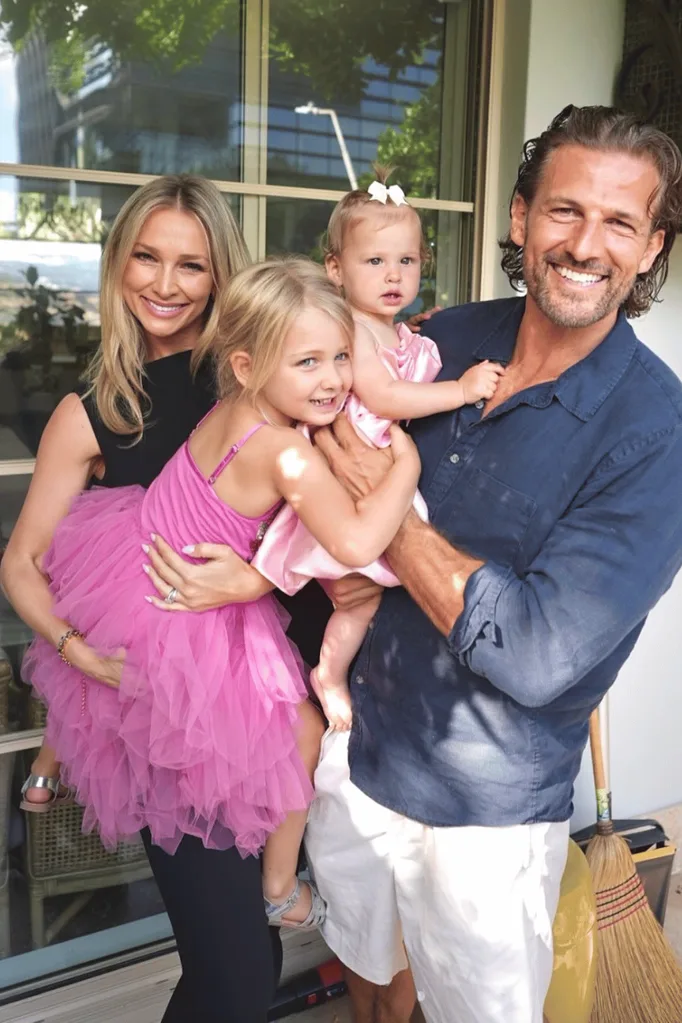 Tim and Anna Robards with their two daughters.