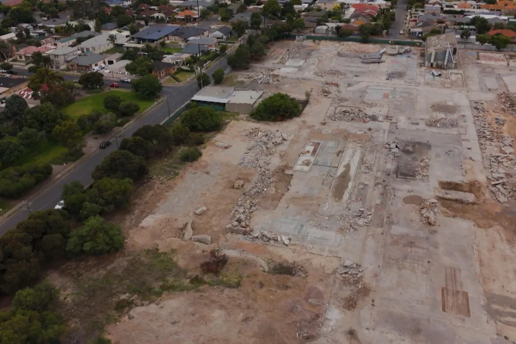A Adelaide factory was excavated in the search for the missing Beaumont kids