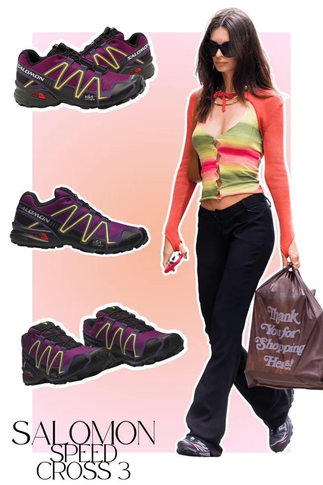Emily Ratajowski salomon sneakers