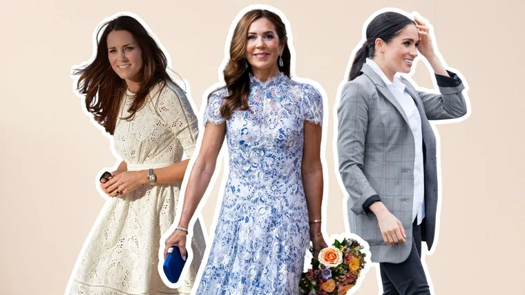 The Princess of Wales, Queen Mary of Denmark and Meghan Markle wearing Australian fashion labels