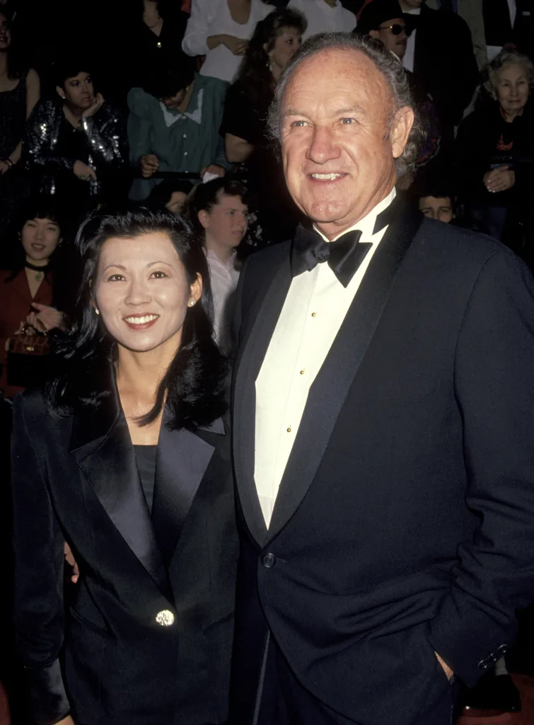 Gene Hackman and Betsy Arakawa during 20th Annual People's Choice Awards at Sony Studios in Culver City, California, United States. (Photo by Ron Galella/Ron Galella Collection via Getty Images)