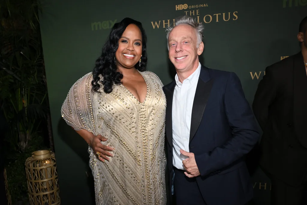 Natasha Rothwell, Mike White at "The White Lotus" Season 3 Los Angeles Premiere