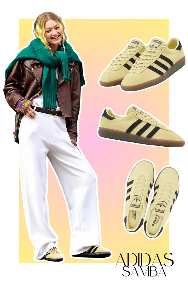 Gigi hadid adidas sambas