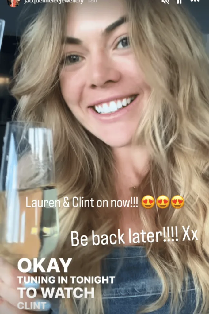 Jacqui MAFS Instagram Story