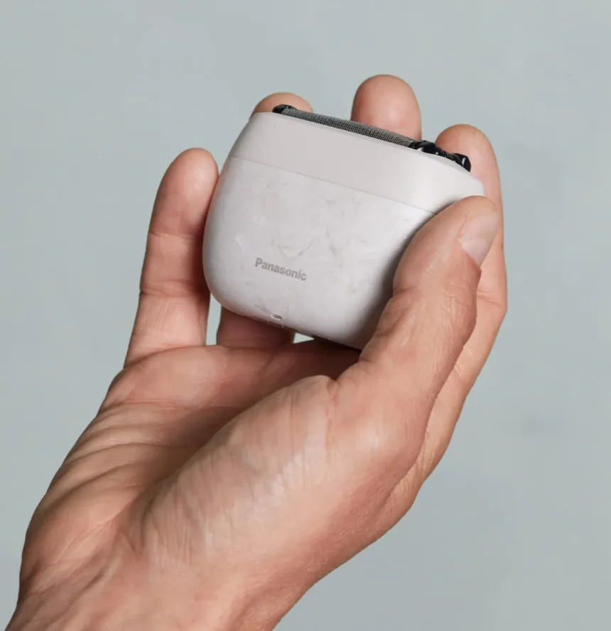 Panasonic small razor that fits in hand 
