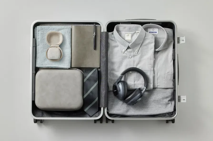 Panasonic shaver in a suitcase  