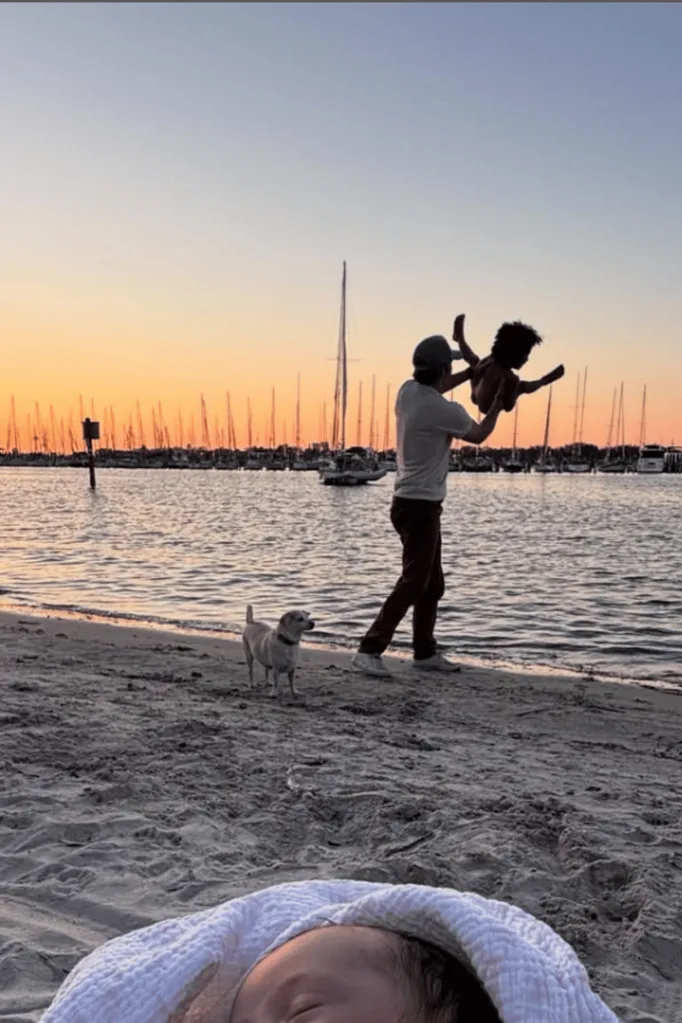 Harriet Dyer Patrick Brammall newborn