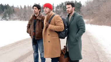 The first look at the Jonas Brothers Christmas movie has finally dropped