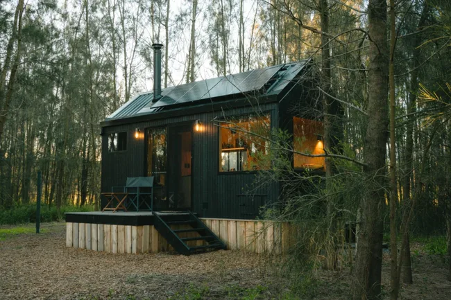 Off-Grid Tiny Home Hidden in the Vineyards