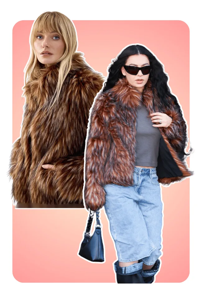 charli xcx fur coat