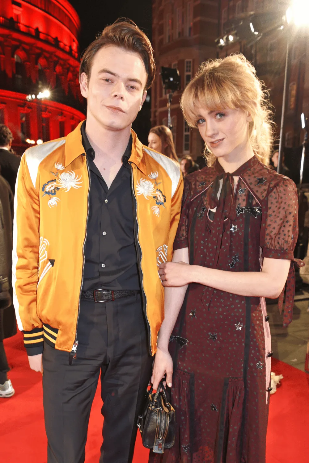 Charlie Heaton Natalia Dyer British Fashion Awards