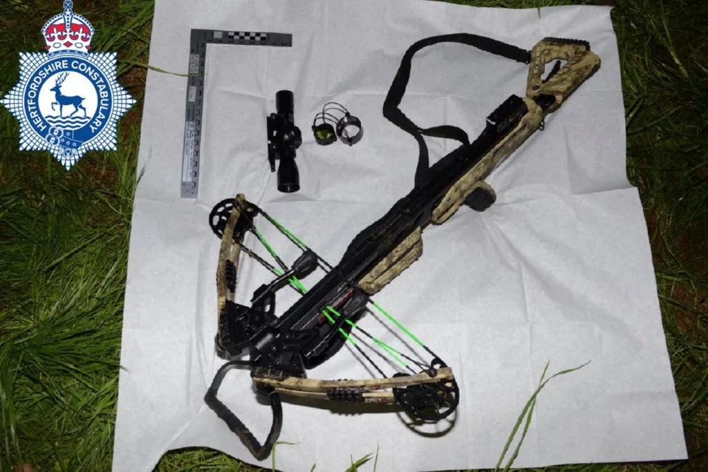 The crossbow Kyle CLifford used