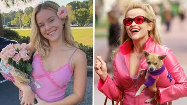 Lexi Minetree alongside Reese Witherspoon in Legally Blonde