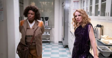 Uzo Aduba and Kylie Minogue star in The Residence.