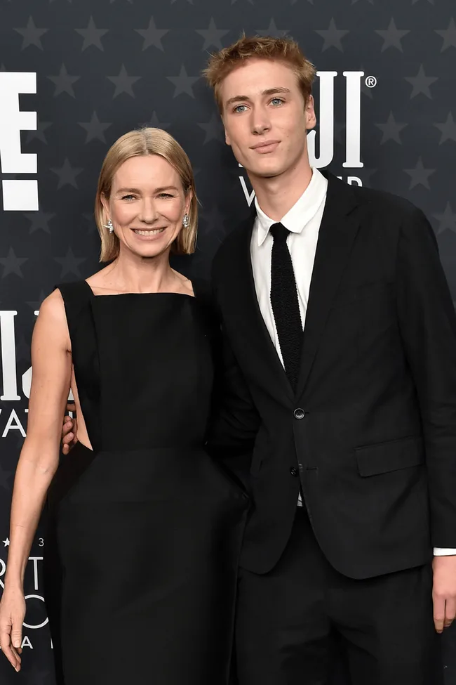 Naomi Watts and her son Sasha
