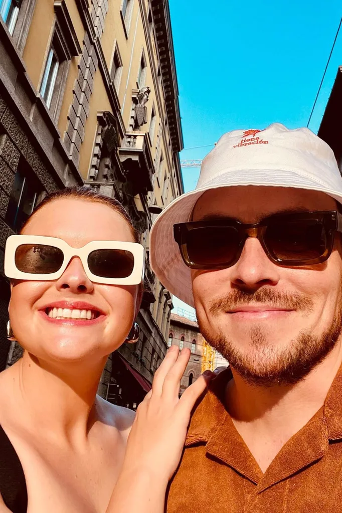 Sophie DIllman and Patrick O'connor on holidays in Portugal