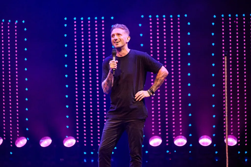 Tommy Little on stage