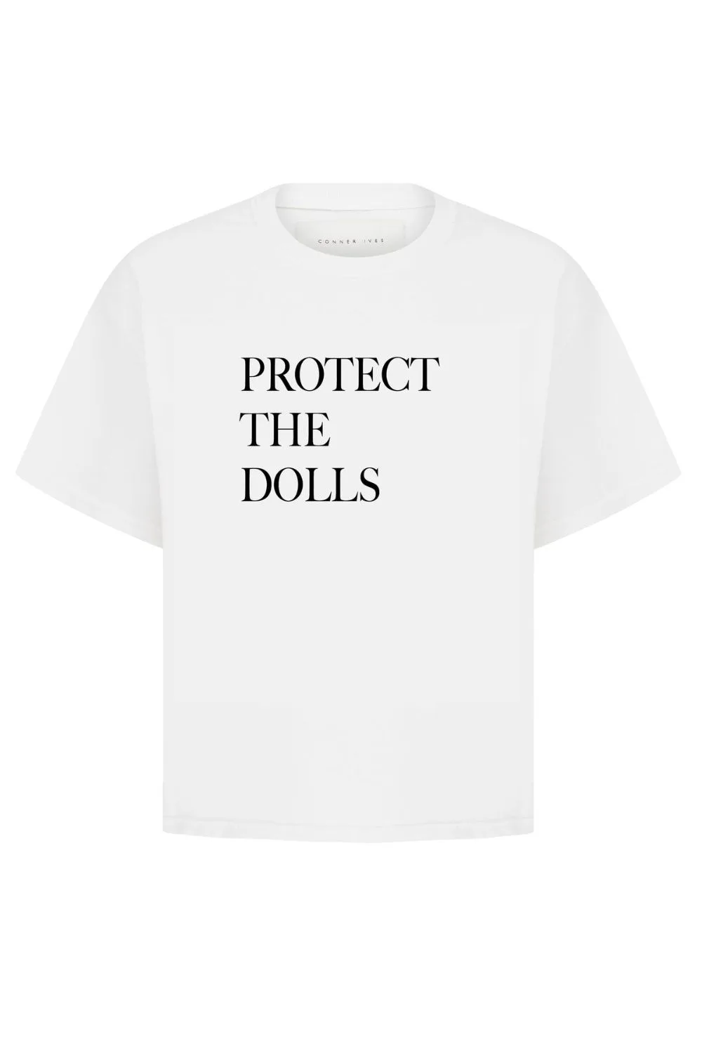 Conner Ives' Protect the Dolls Charity t-shirt