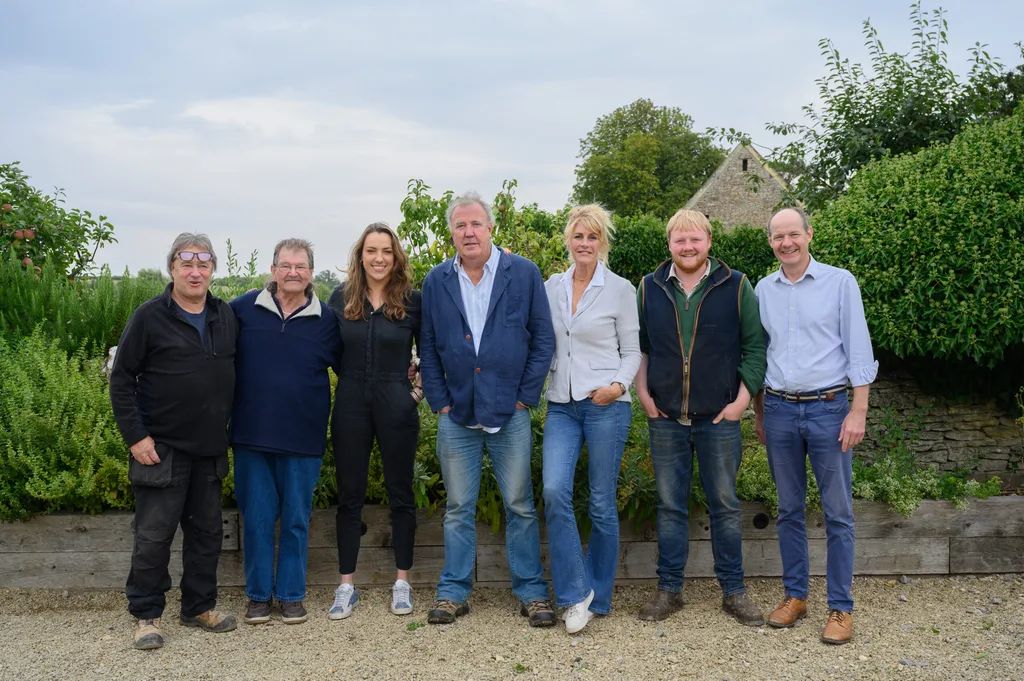 Alan Townsend, Gerald Cooper, Annie Gray, Jeremy Clarkson, Lisa Hogan, Kaleb Cooper, Charlie Ireland,Clarkson's Farm series 4 (Ellis O'Brien, Prime Video)