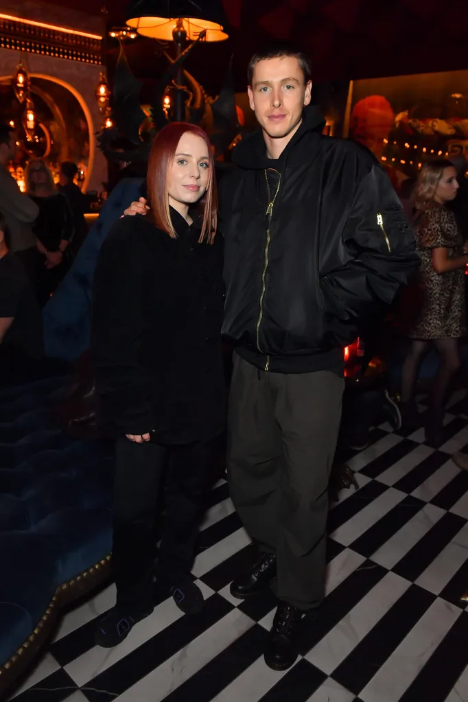LONDON, ENGLAND - NOVEMBER 22: Rose Gray and Harris Dickinson attend a cocktail reception followed by a VIP screening of "I'm Still Here" for London-based charity Under One Sky at NBC Universal on November 22, 2023 in London, England. (Photo by Dave Benett/Getty Images for Under One Sky)