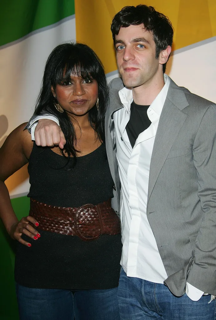 Mindy Kaling and B.J. Novak attend the NBC Primetime Preview 2006-2007 at Radio City Music Hall on May 15, 2005