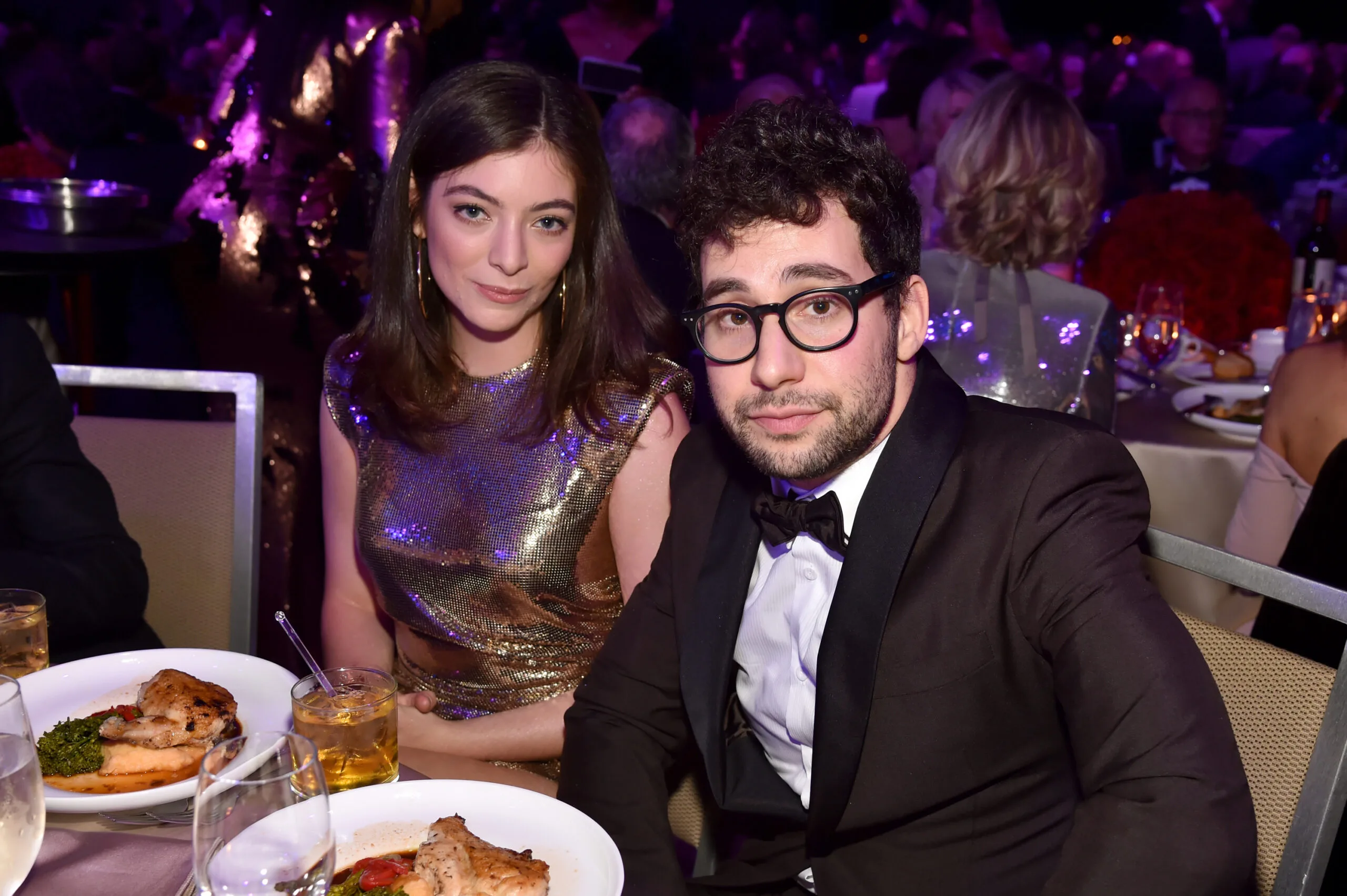 Lorde and Jack Antonoff attend the Clive Davis and Recording Academy Pre-GRAMMY Gala