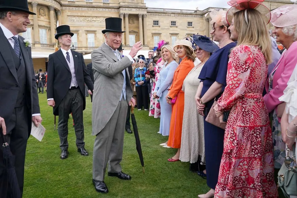 King Charles at a Garden Party