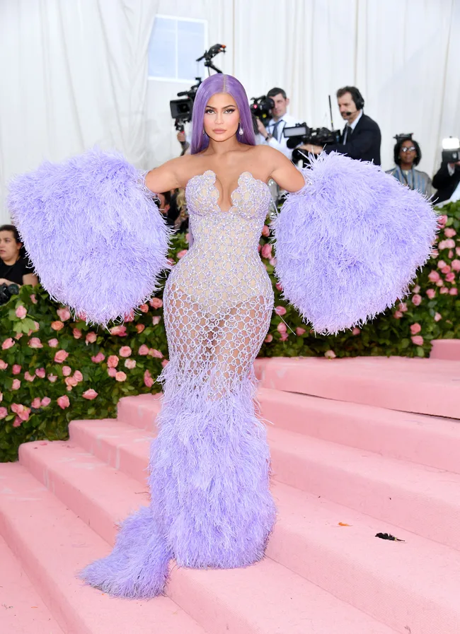 NEW YORK, NEW YORK - MAY 06: kylie jenner. and Lily Reinhart attends The 2019 Met Gala Celebrating Camp: Notes On Fashion at The Metropolitan Museum of Art on May 06, 2019 in New York City. (Photo by Dia Dipasupil/FilmMagic)