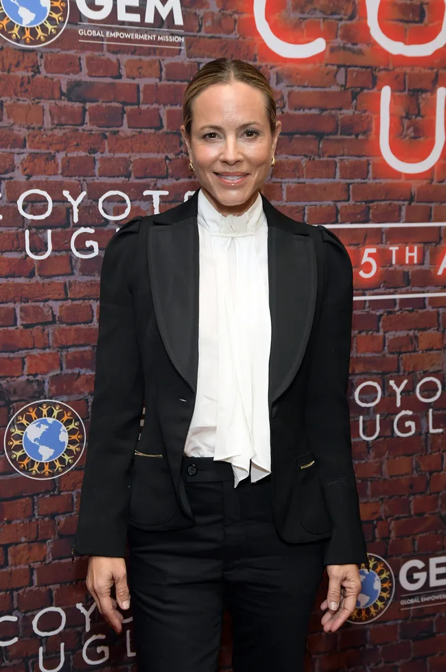 SANTA MONICA, CALIFORNIA - FEBRUARY 26: Actor Maria Bello attends a 25th anniversary screening and Q&A of "Coyote Ugly" benefiting Global Empowerment Mission LA Wildfire Relief Mission at Aero Theatre on February 26, 2025 in Santa Monica, California. (Photo by Michael Tullberg/Getty Images)