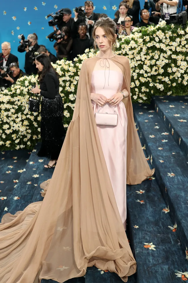 Maya Hawke attends the 2025 Met Gala Celebrating "Superfine: Tailoring Black Style" at Metropolitan Museum of Art on May 05, 2025 in New York City.