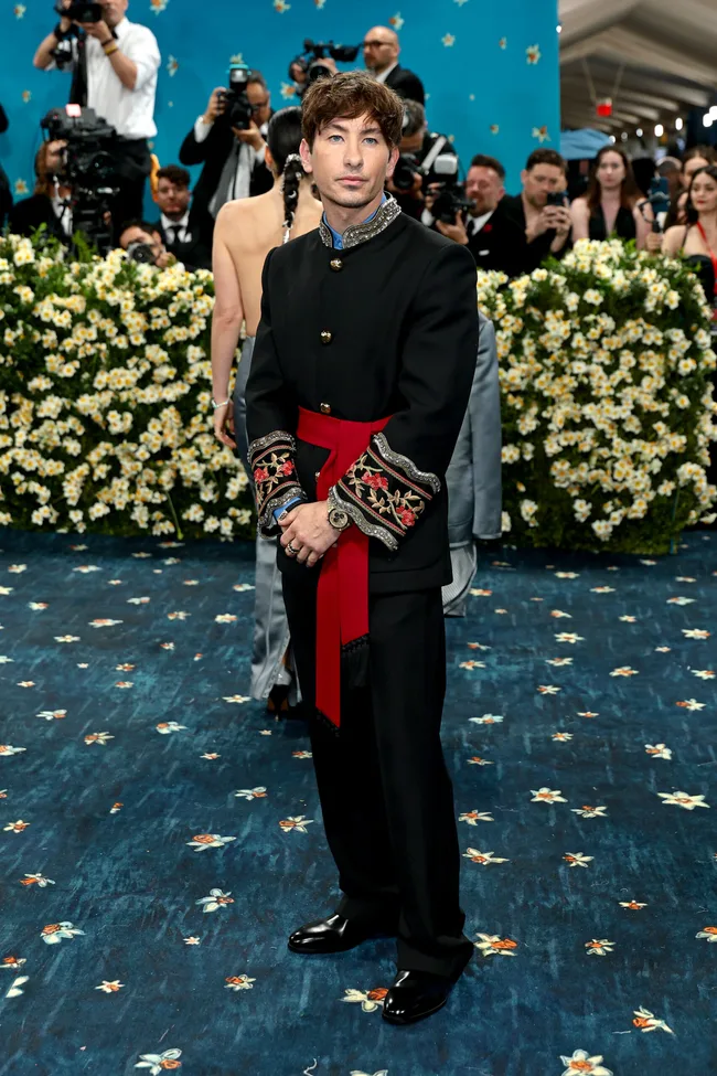 Barry Keoghan attends the 2025 Met Gala Celebrating "Superfine: Tailoring Black Style" at Metropolitan Museum of Art on May 05, 2025 in New York City.