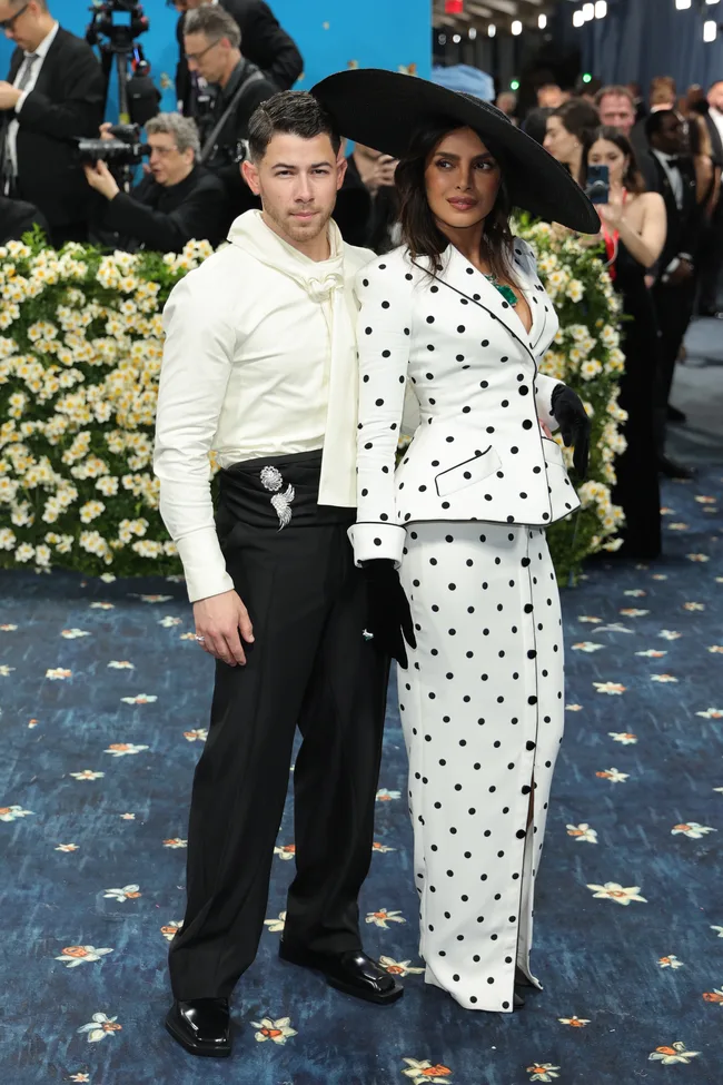 Nick Jonas and Priyanka Chopra at 2025 Met Gala