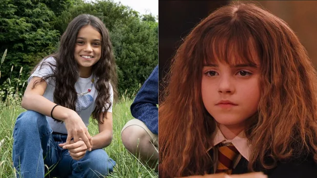 the harry potter series cast Arabella Stanton as hermione granger, the role originated by emma watson also pictured
