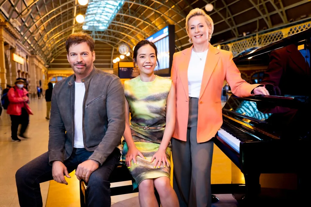 Harry Connick Jr, Andrea Lam, Amanda Keller