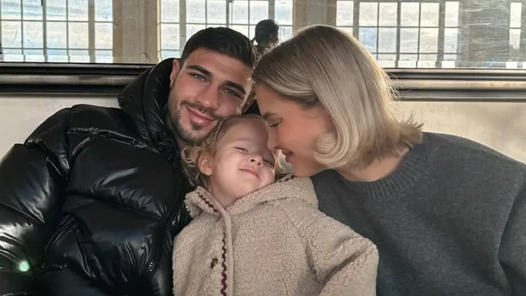 Molly-Mae and Tommy Fury with their daughter Bambi. Pic: Instagram