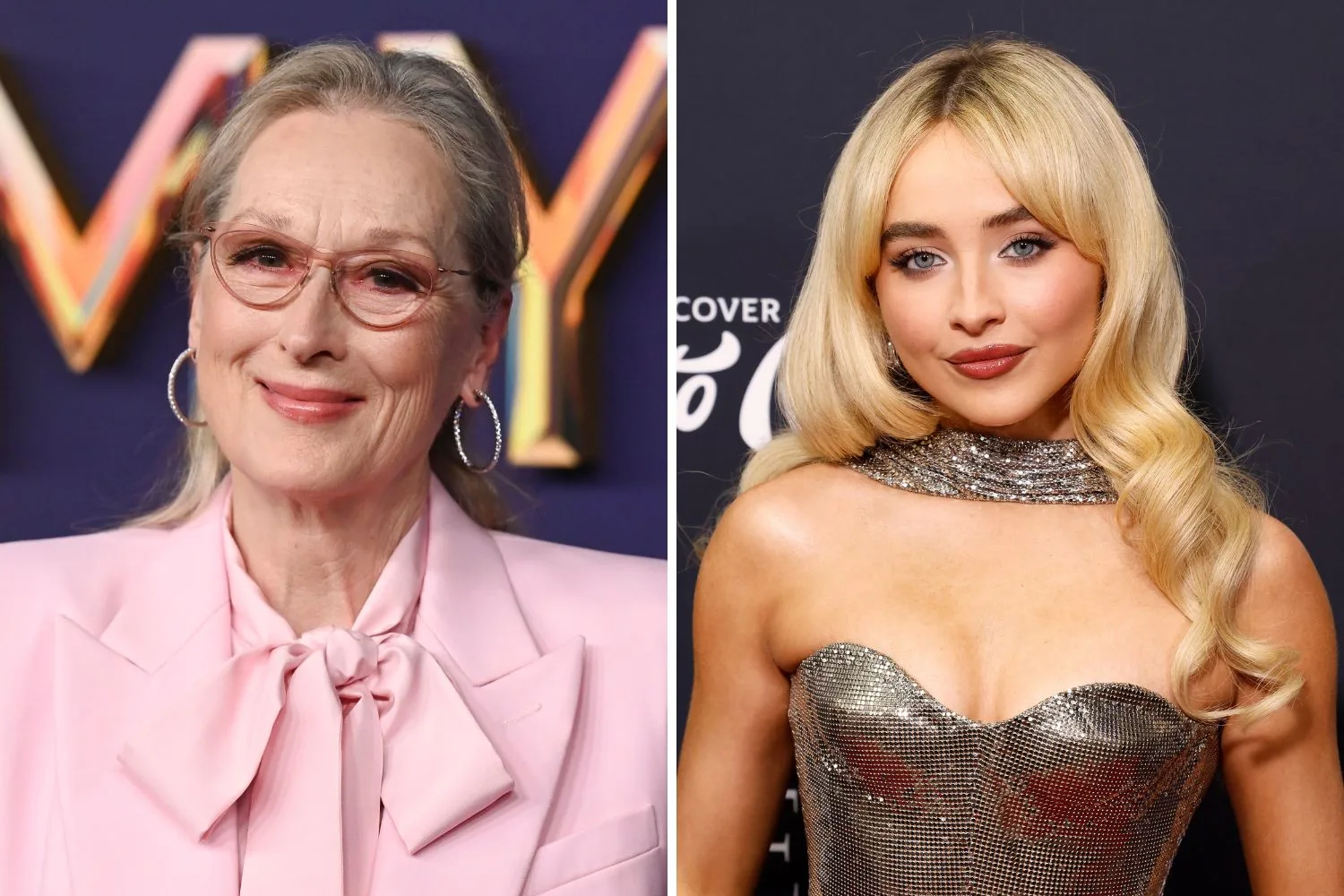 Sabrina Carpenter and Meryl Streep