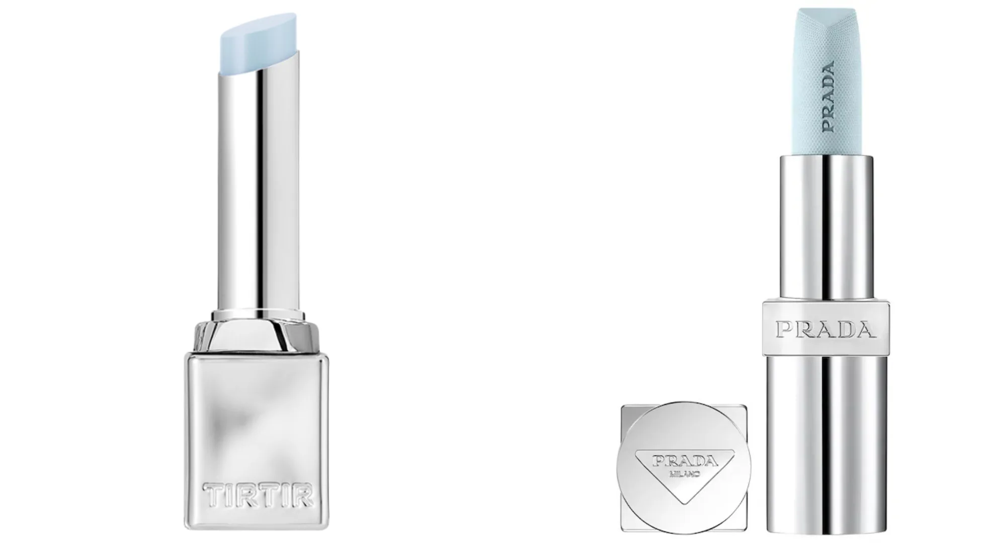 TIRTIR and Prada beauty lip balms