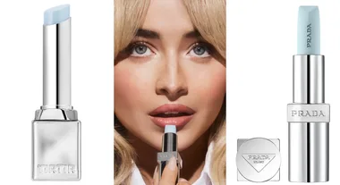 Sabrina Carpenter and the celebrity makeup items that she uses.