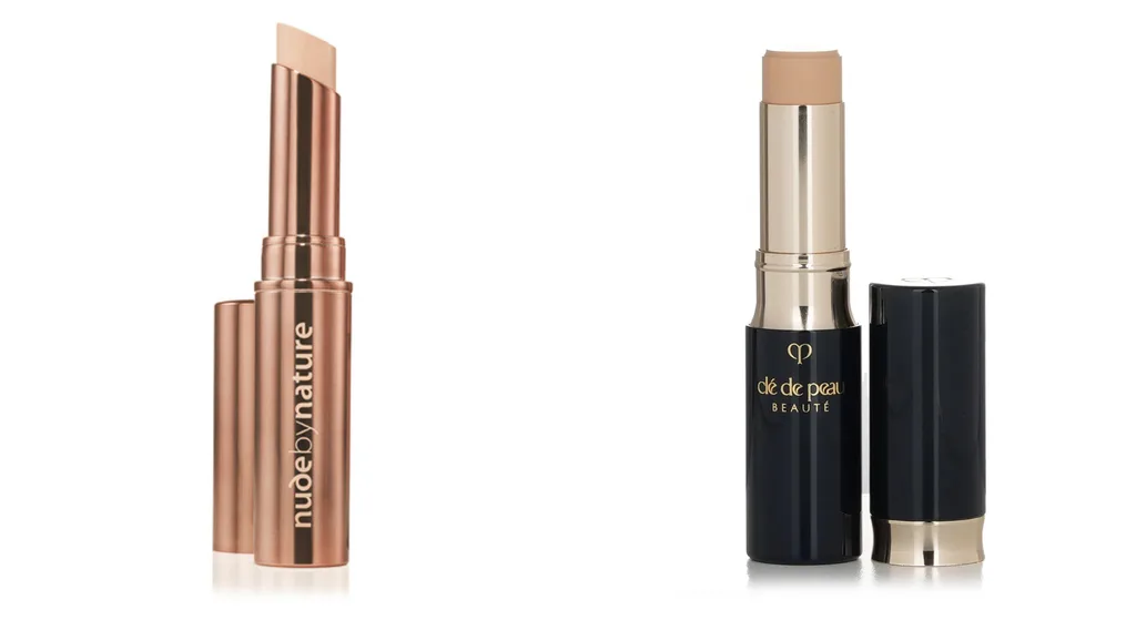 Nude by nature and cle de peau concealers
