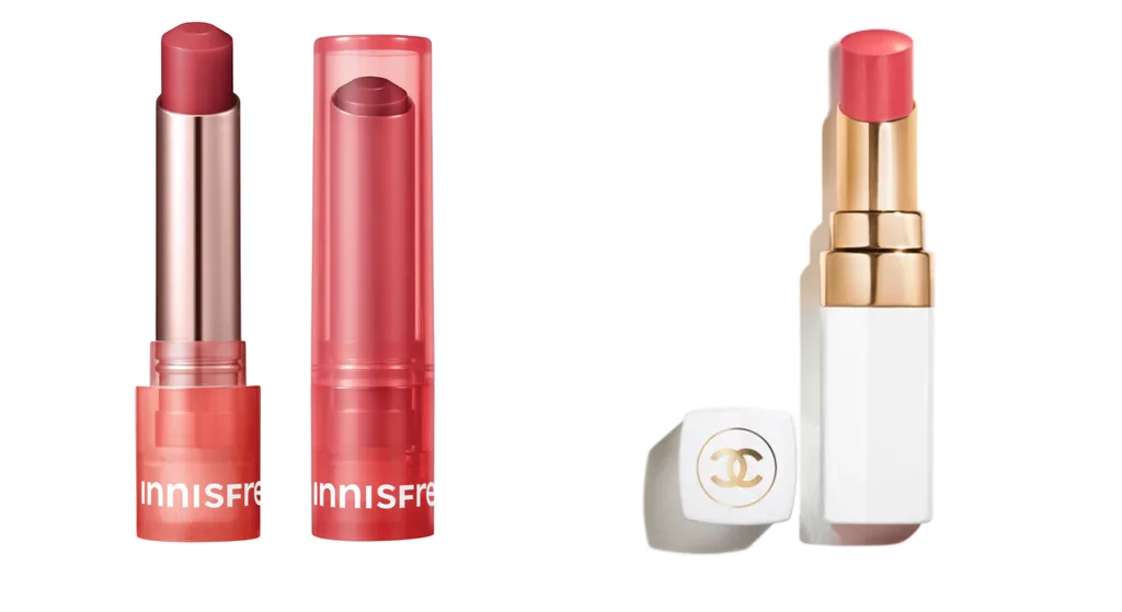 Innisfree and Chanel lip balms