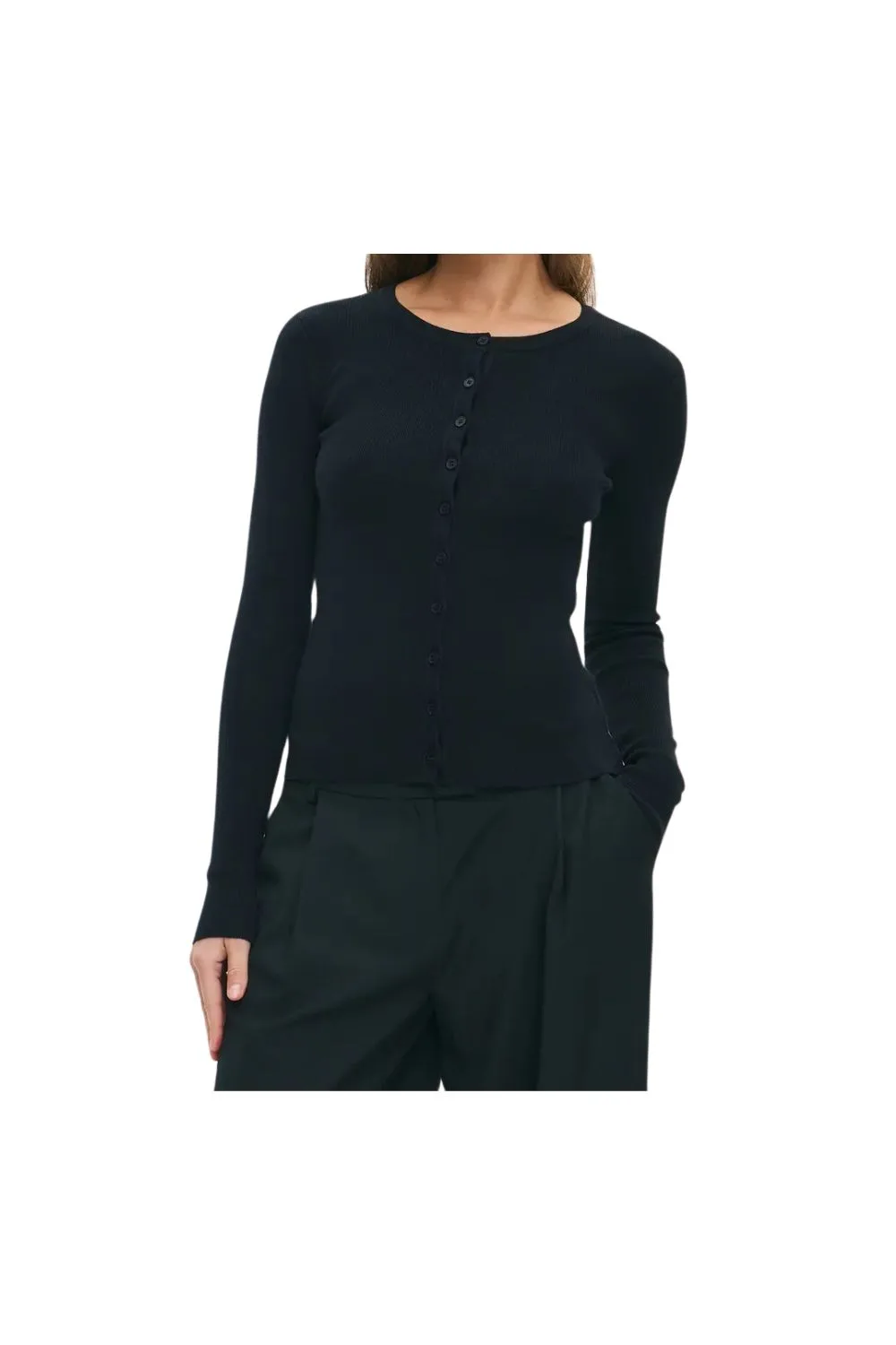 Glassons Black Kint Cardigan Loungewear