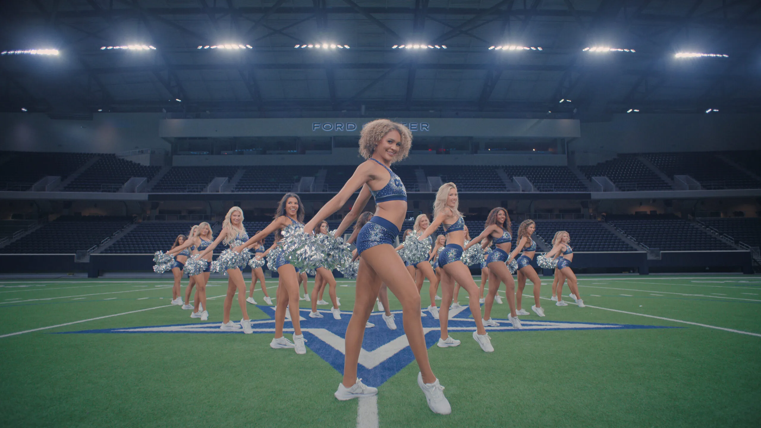 a still from America's Sweethearts: Dallas Cowboys Cheerleaders Season 2