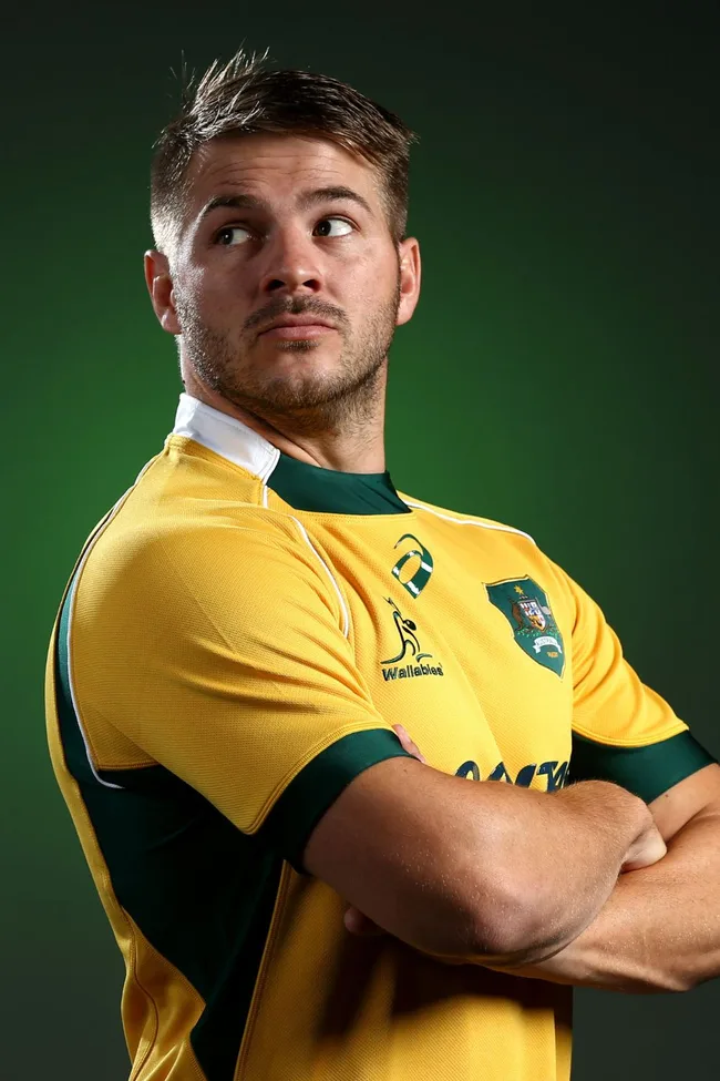 delta goodrem ex boyfriend drew mitchell in australian rugby uniform