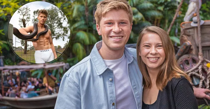 Robert Irwin and Bindi Irwin