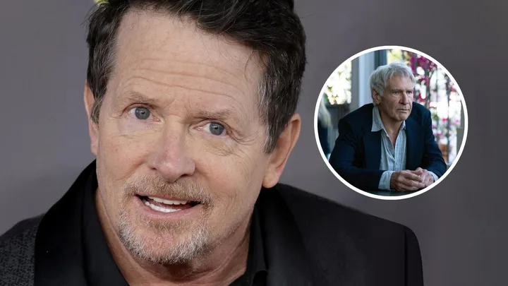 Michael J Fox and Harrison Ford